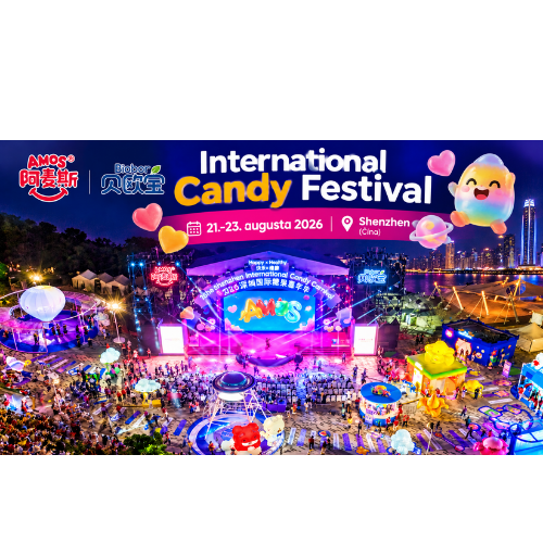 AMOS International Candy Festival 2026 v Shenzhene – nové cukrovinky, AI a funkčná výživa
