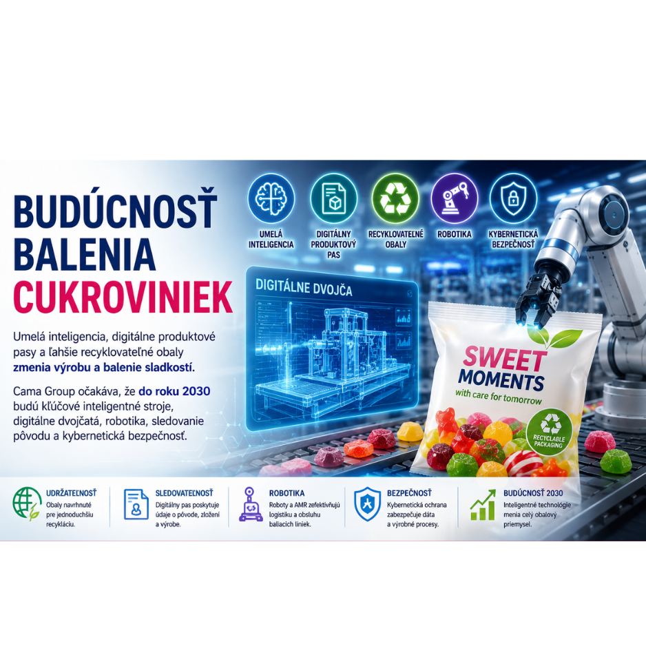 Obaly cukroviniek čaká veľká zmena | AI, digitálne pasy a recyklácia menia výrobu