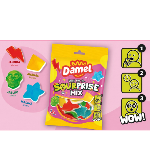 DAMEL | cukríky ktoré menia chuť