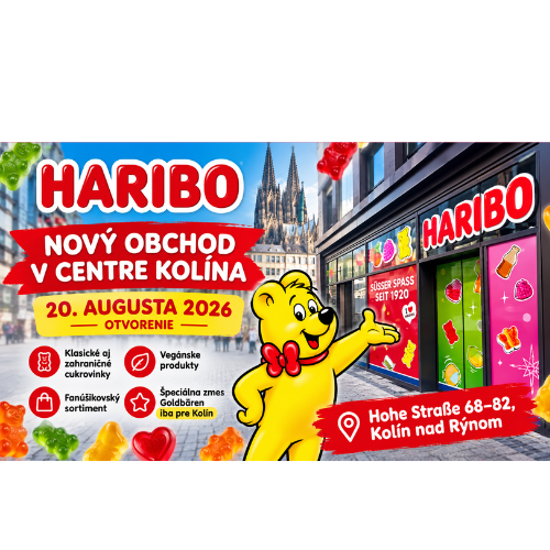 HARIBO | Chystáte sa na ISM? V Kolíne otvorilo nový obchod