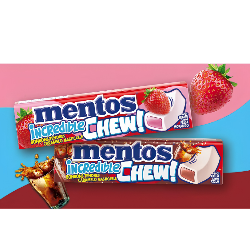 Mentos | rozširuje ponuku žuvacích cukríkov o Incredible Chew!