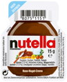 NUTELLA 15g lieskovoorieškový krém (cena od 0,25eur)