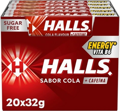 HALLS COLA/CAFFEIN 33.5g cukríky