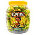 ZUPPERZ BANANA 18g plnené želé (Balenie:50ks 1ks od 0,30eur)