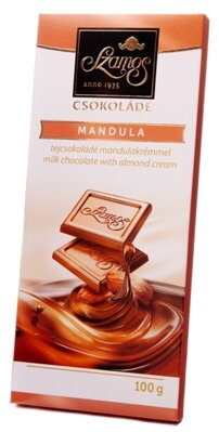 SZAMOS MANDULA 100g mliečna s mandľovým krémom