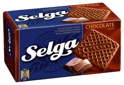SELGA BISCUITS 180g čokoládové sušienky