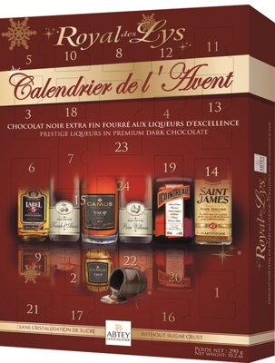 ADVENTNÝ KALENDÁR PRESTIGE 290g liquérové pralinky
