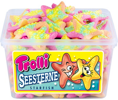 TROLLI HVIEZDA 16g,želé (balenie 75ks 1ks od 0,13eur)