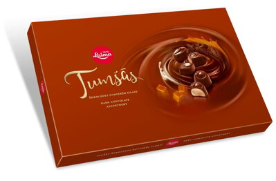 LAIMA KLASIK 215g bonbóny v tmavej čokoláde 