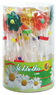 KVETINA 18g ovocné lízatko (Balenie:50ks 1ks od  0,14eur)