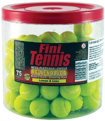 TENIS 18g citrónové žuvačky (balenie:75ks 1ks od 0,20eur)