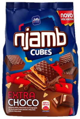 NJAMB EXTRA CHOCO 180g čokoládové sušienky 