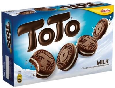 BANINI TOTO 220g s mliečnym krémom 
