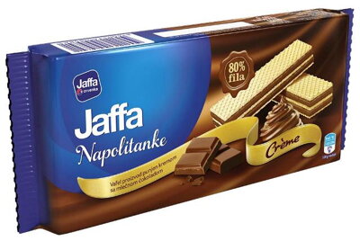 JAFFA NAPOLITANKE 187g krémovo-čokoládové keksy