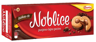 NOBLICE CLASSIC 125g čokoládové sušienky 