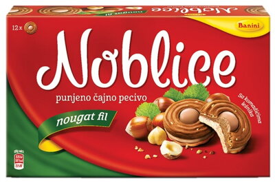 NOBLICE NOUGAT 167g lieskovoorieškové sušienky 