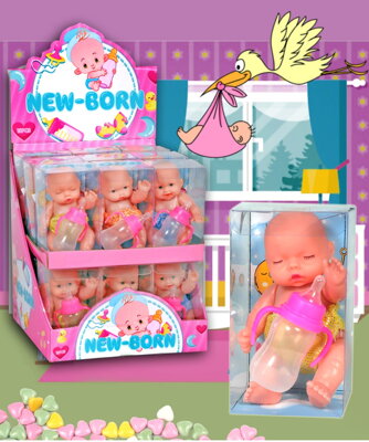 NEW BORN 10g hračka+cukríky (balenie:18ks 1ks=1,25eur)