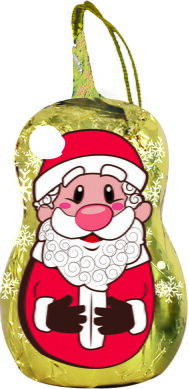 ABTEY SANTA CLAUS 10g závesný z mliečnej čokolády