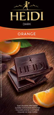 HEIDI DARK 80g pomarančová čokoláda 