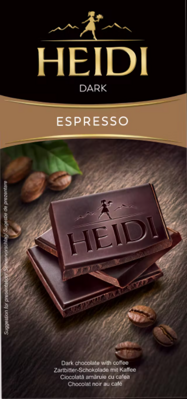 HEIDI DARK 80g espresso čokoláda 