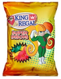 KING REGAL SUPER DISCOS 150g želé cukríky
