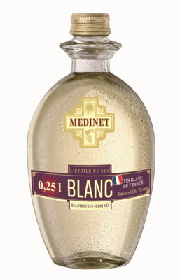 MEDINET 250ml biele víno Francúzko (celé balenie 12ks) 
