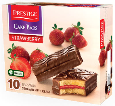 CAKE BARS 300g jahodové koláčiky