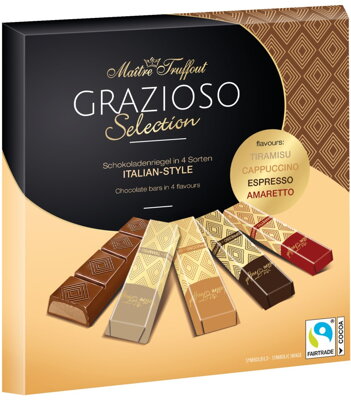 GRAZIOSO SELECTION 200g čokoládové týčinky (Italy)