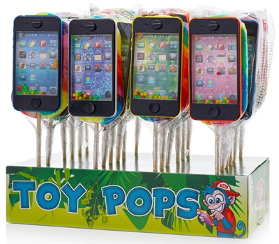 SMARTPHONE POP 125g lízatko s hračkou (balenie:24ks 1ks = 2,65eur)