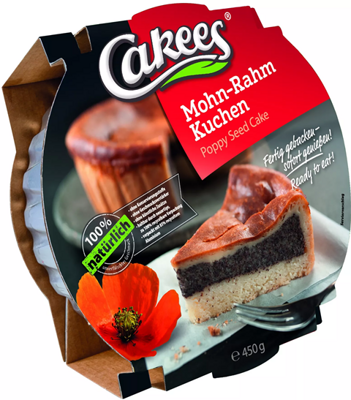CAKEES CLASSIC 450g makový koláč (exp.27/05/2023)