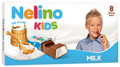NELINO KIDS 100g mliečne čokoládky (cena od 0,49eur)