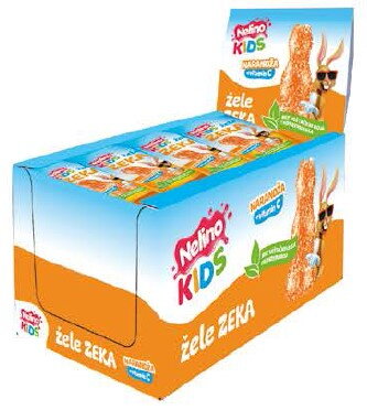POMARANČOVÝ ZAJAC 22g želé (balenie:40ks 1ks od 0,15eur)