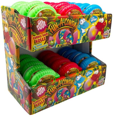 CONDA ROLL SOUR 16g kyslé žuvačky (Balenie:30ks 1ks od 0,35eur)