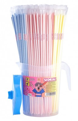 SIDRAL SLAMKA 13g s ovocným práškom (balenie:160ks 1ks od 0,12eur)