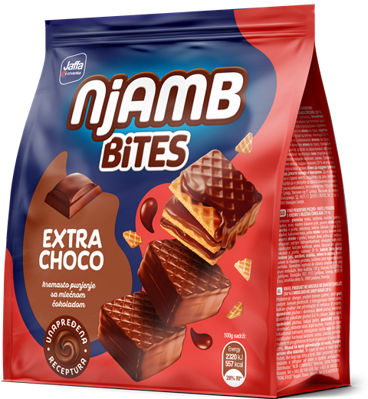 NJAMB EXTRA CHOCO 150g čokoládové sušienky 