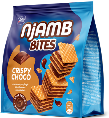 NJAMB CRISP CHOCO 150g sušienky 