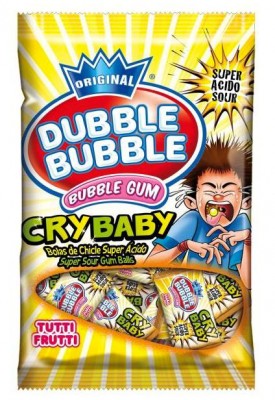 DUBBLE BUBBLE CRY BABY 85g superkyslé žuvačky