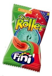 FINI ROLLER 20g melónový kyslý pásik