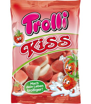 TROLLI KISS 100g jahodové želé cukríky