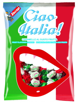 CIAO ITALIA! 500g cukríky s ovocnou náplňou