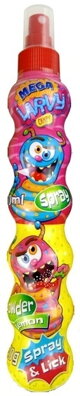 MEGA LARVY 80g spray a ovocný prášok