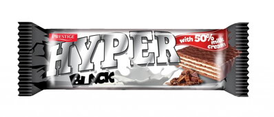 HYPER BLACK 55g čokoládovo/mliečna oblátka