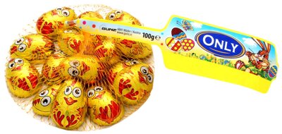KURIATKA V SIEŤKE 100g mliečna čokoláda