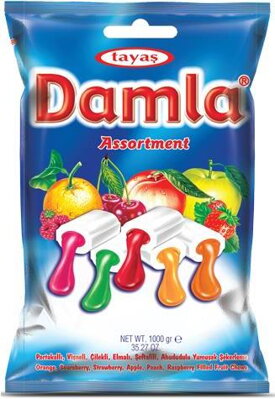 DAMLA FRUIT MIX 900g ovocné cukríky