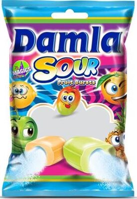 DAMLA SOUR MIX 1kg kyslé ovocné cukríky 