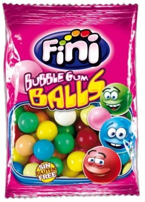 BUBBLE  GUM BALLS 75g ovocné žuvačky
