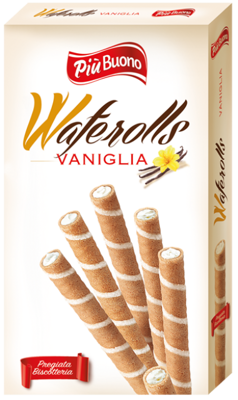PIU BUONO WAFERROLLS 150g vanilkové trubičky