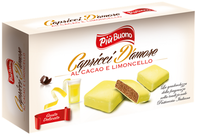 PIU BUONO CAPRICCI LIMONCELLO 80g cukrovinka