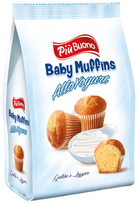 PIU BUONO BABY MUFFINS 150g jogurtové (exp.04/01/24)