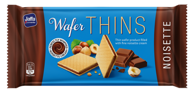 JAFFA WAFER THINS 125g lieskovoorieškové keksy 